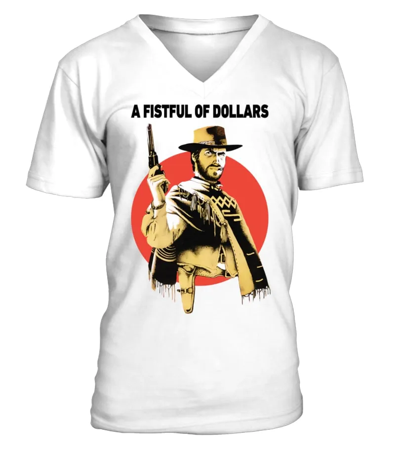 003. A Fistful of Dollars WT Camiseta cuello en V Unisex