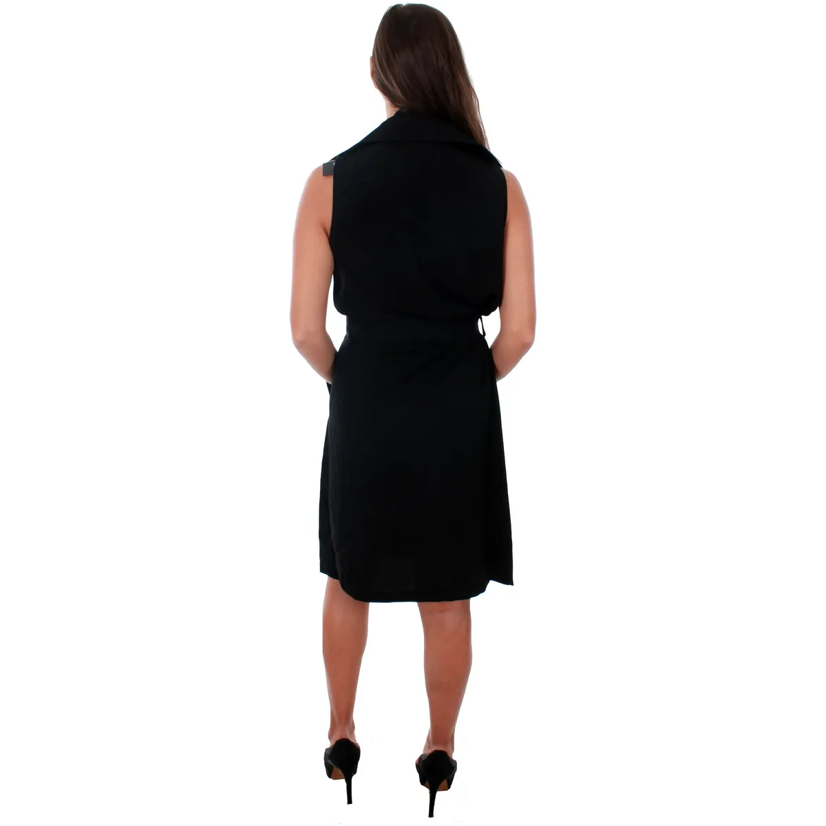 10211944 VMBELLA SL WAISTCOAT BLACK