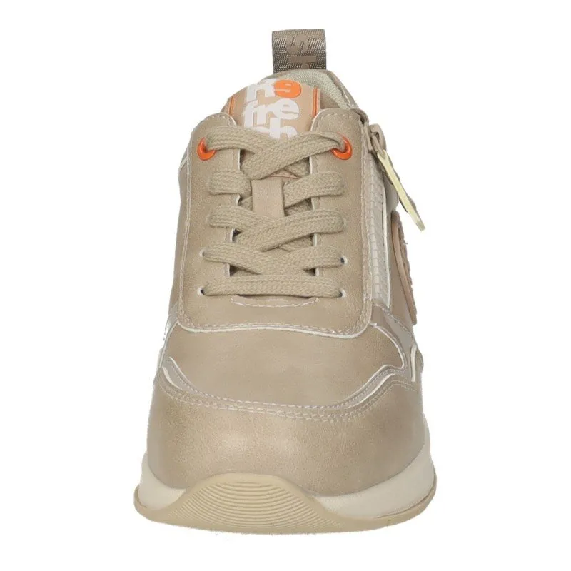 172280 Deportivos con cuña color BEIGE