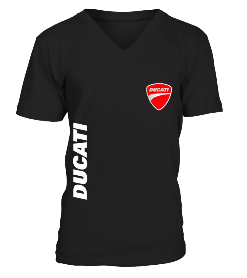 (2 sides) Ducati 06 Camiseta cuello en V Unisex