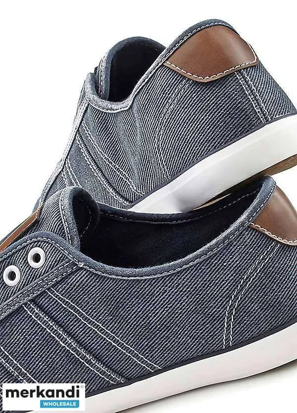 2.60 € Por par, Stock: Zapatillas de hombre, stock restante, vajilla A, cartón mixto, mujer, zapatos de marca, venta al por mayo