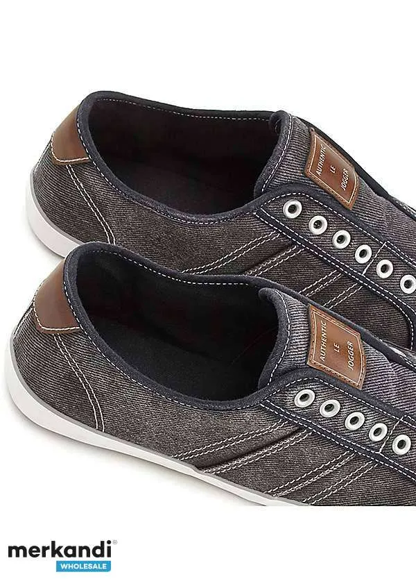 2.60 € Por par, Stock: Zapatillas de hombre, stock restante, vajilla A, cartón mixto, mujer, zapatos de marca, venta al por mayo