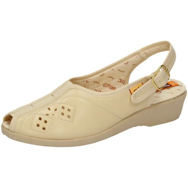 6205 SANDALIA CÓMODAS color BEIGE