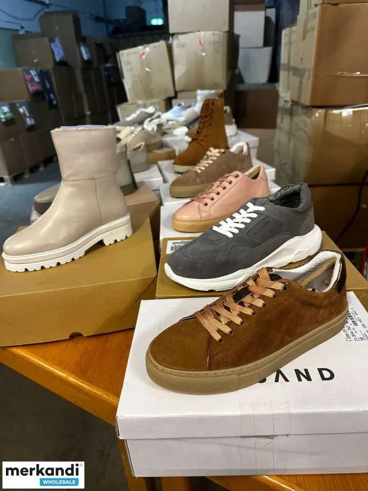 6,50€ por par, mezcla de zapatos de marca europea, mezcla de diferentes modelos y tallas para mujer y hombre, mercancía A, cartó