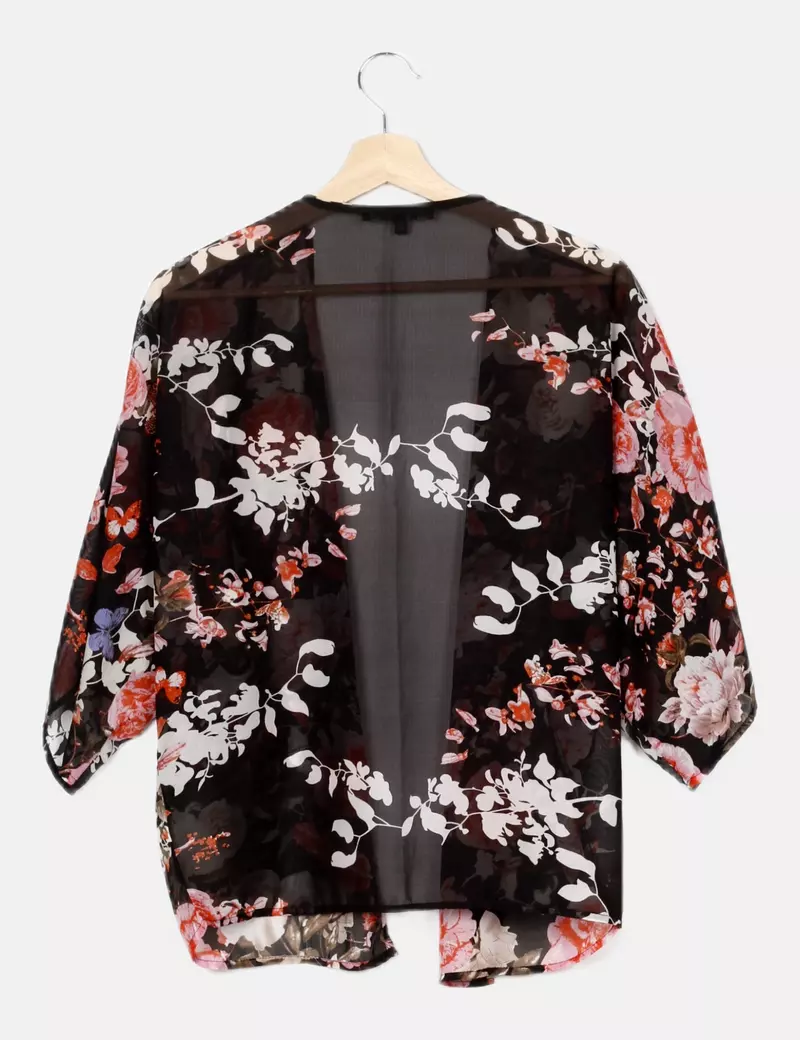 AA&ZZ Kimono multicolor estampado floral
