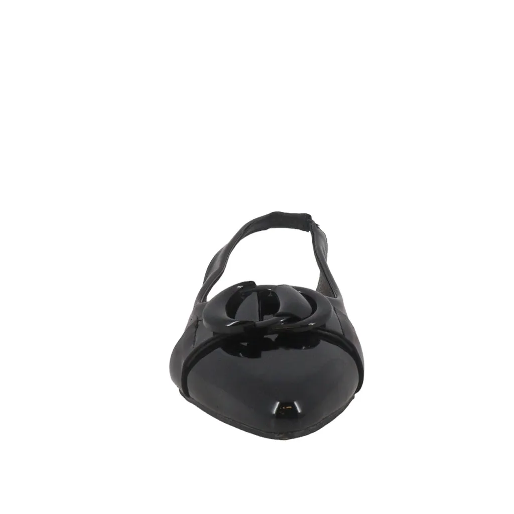 ADOC Flats Slingback Anneli color negro para mujer