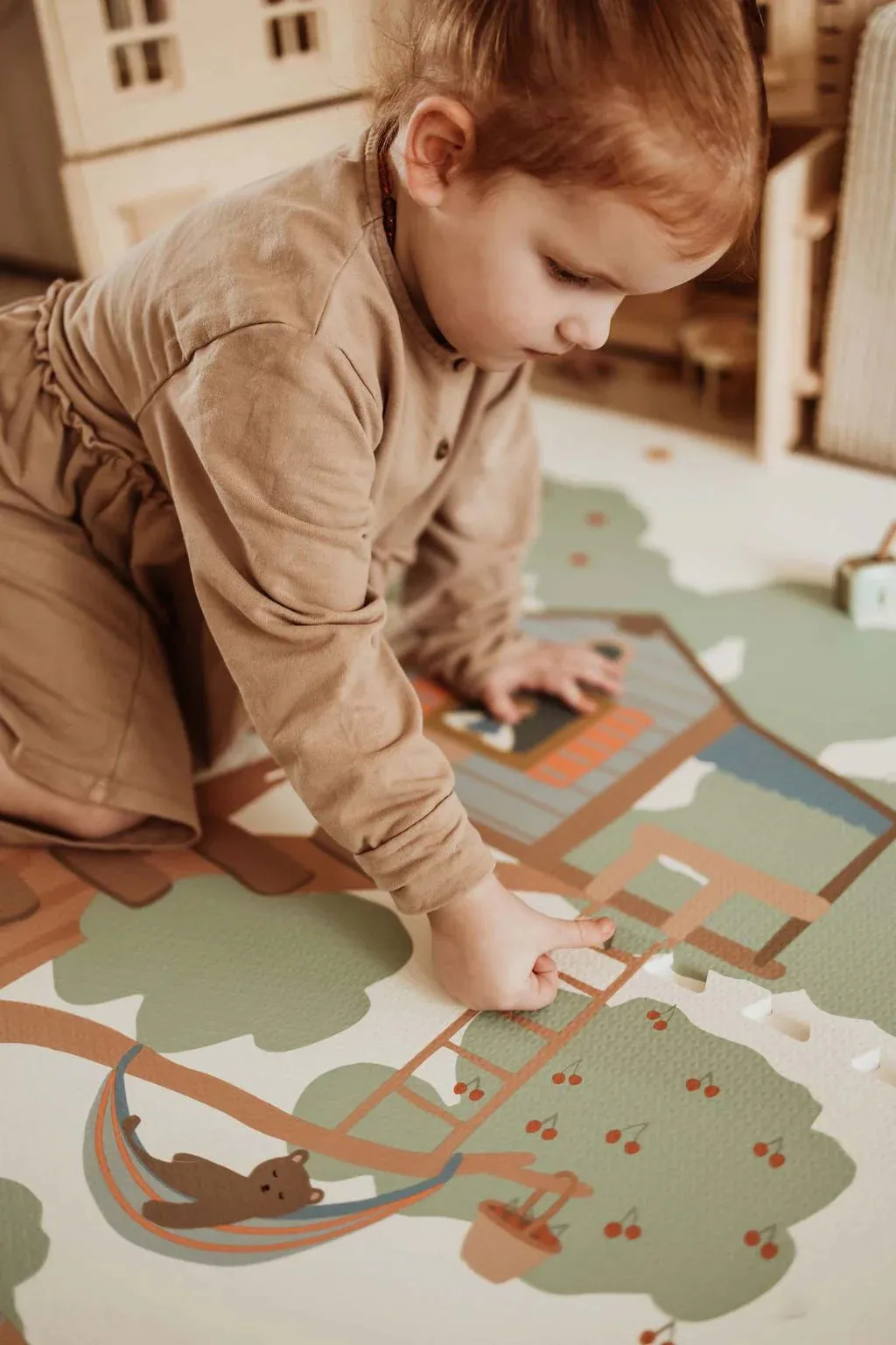 Alfombra de juegos puzzle Treehouse · Play & Go