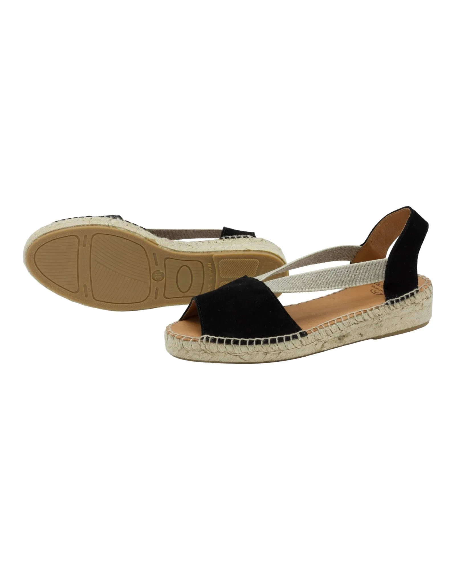 ALPARGATAS DE MUJER CARMEN GARCIA 272A EN NEGRO