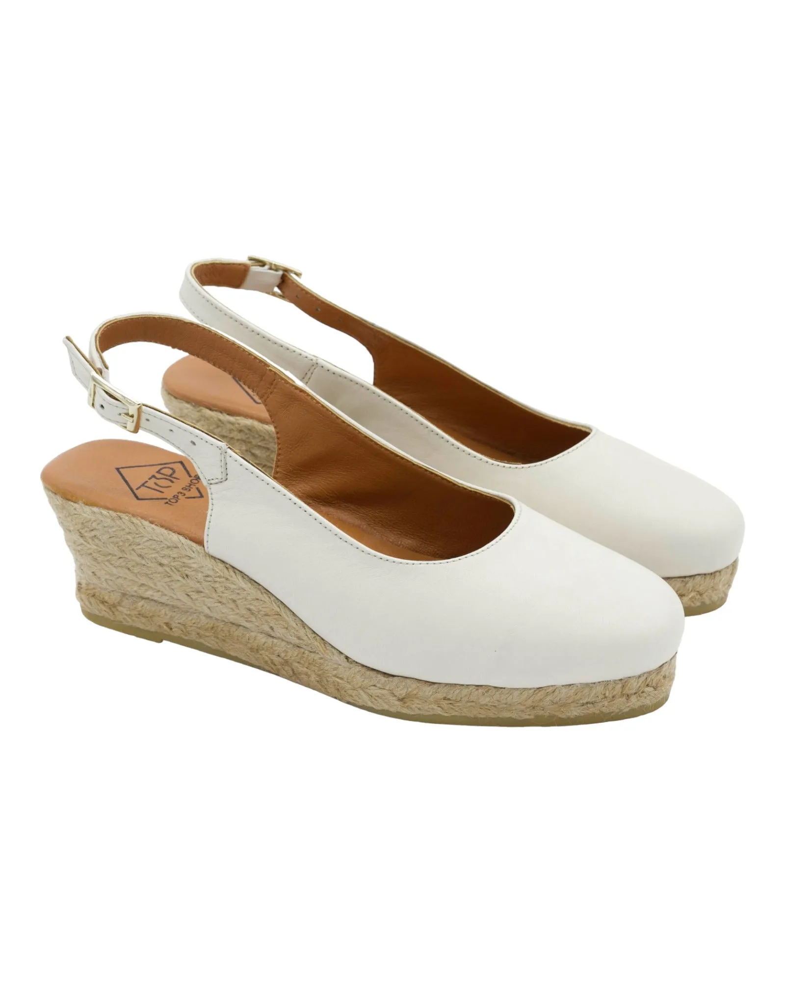 ALPARGATAS DE MUJER TOP3 23442 EN CREMA