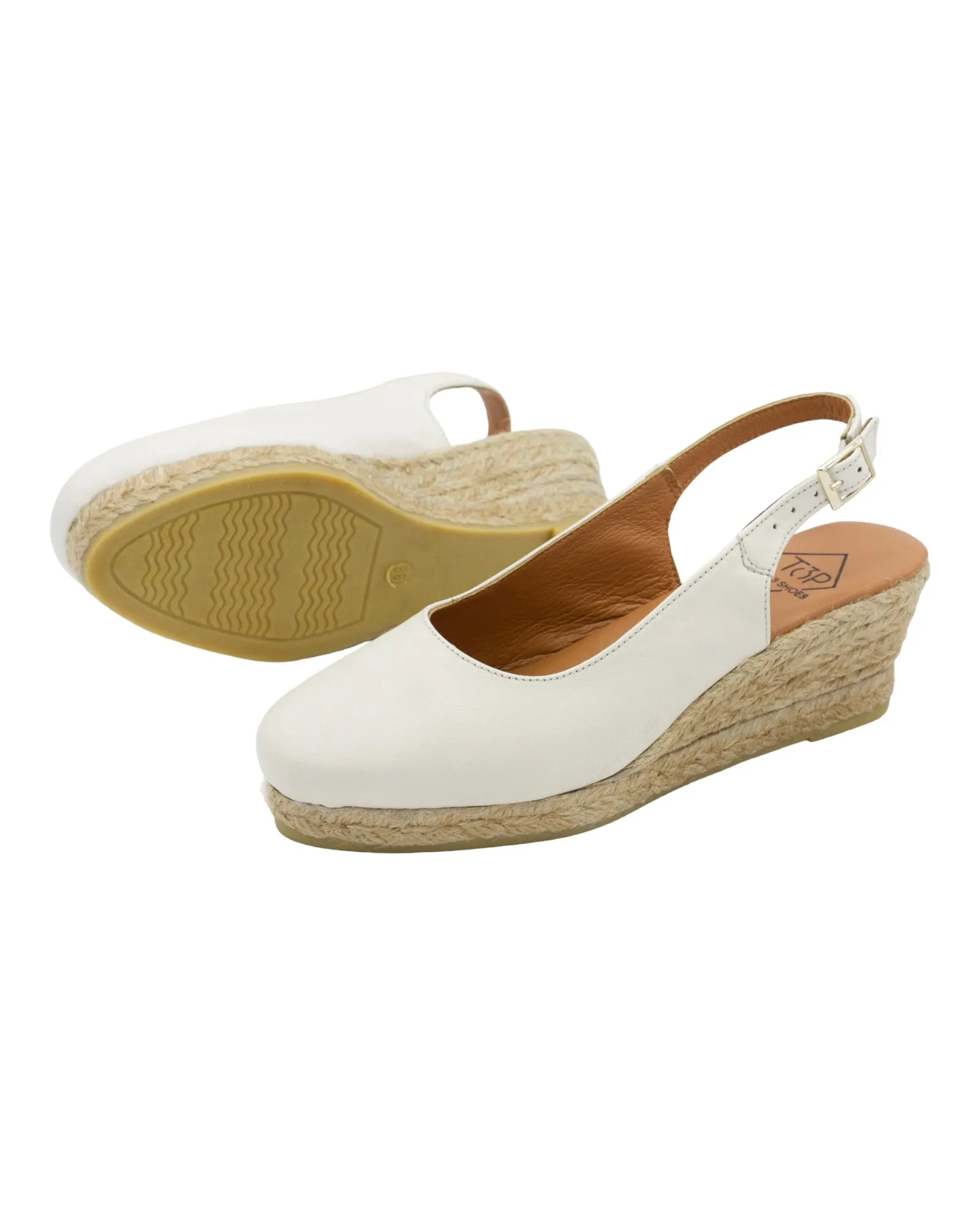 ALPARGATAS DE MUJER TOP3 23442 EN CREMA