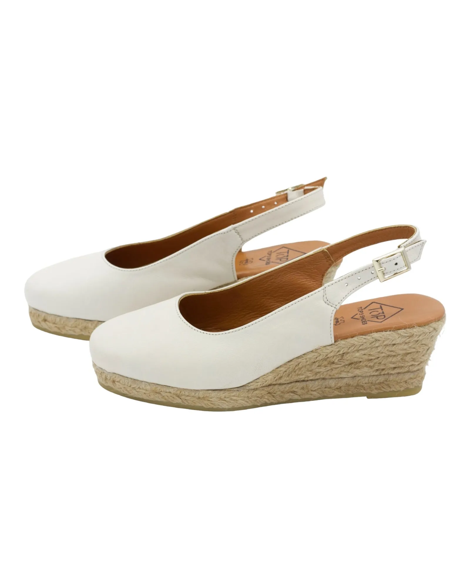 ALPARGATAS DE MUJER TOP3 23442 EN CREMA