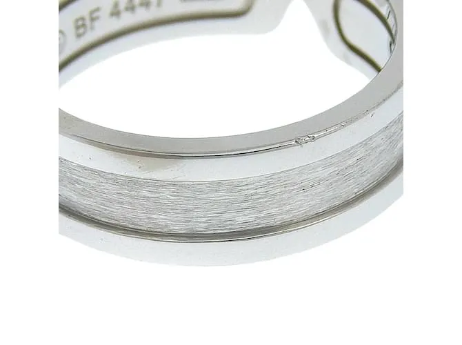 Anillo de banda de oro blanco Cartier C2 