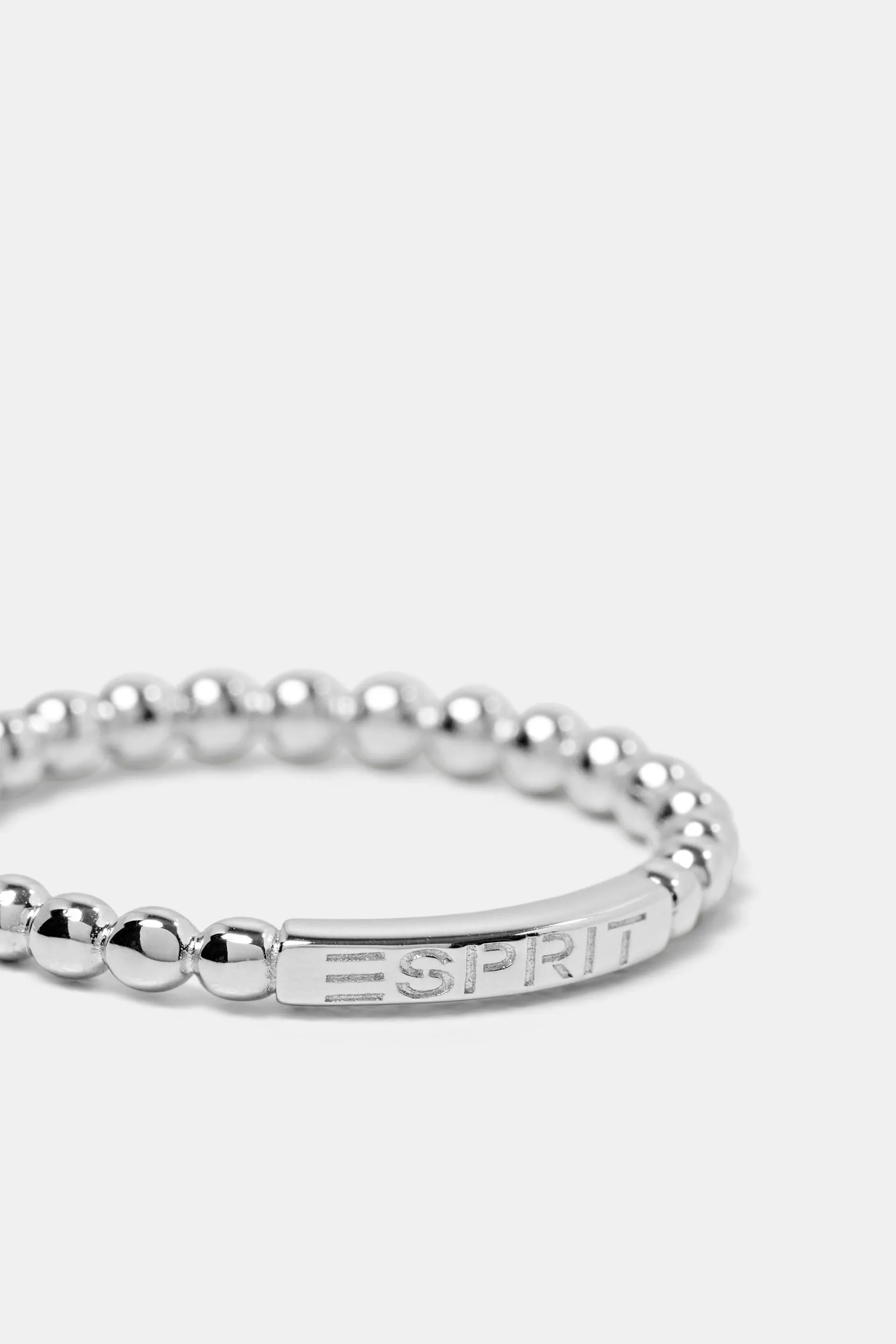 Anillo de plata de ley con diseño de burbuja