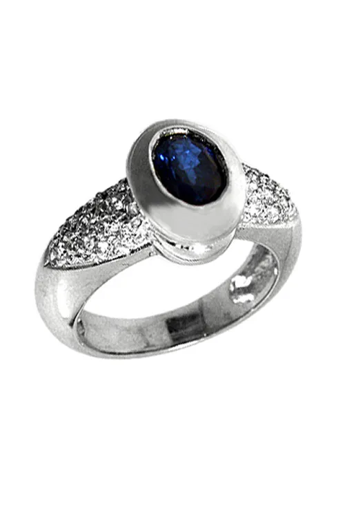 ANILLO ORO BLANCO CON ZAFIRO 014_49000ZF