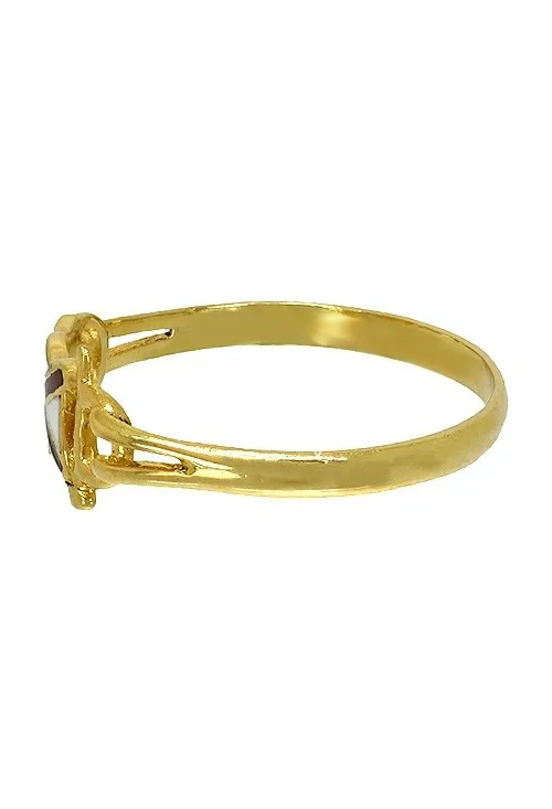ANILLO ORO INICIAL MARINERA V 124_2000BV