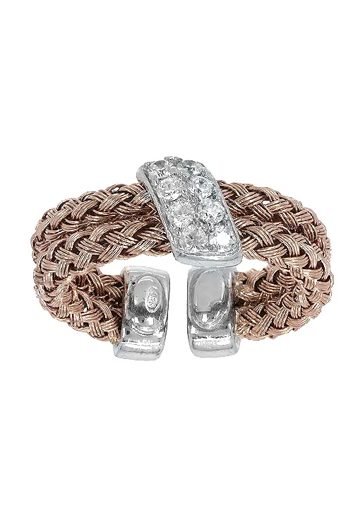 ANILLO PLATA BICOLOR ROSé 248_0360RB