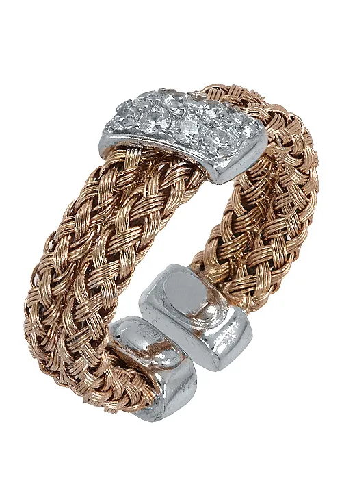 ANILLO PLATA BICOLOR ROSé 248_0360RB