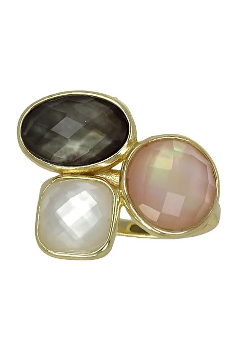 ANILLO PLATA CHAPADA EN AMARILLO CON NáCAR Y CUARZOS ROSAS Y GRISES 252_BR12741NBNRAVA