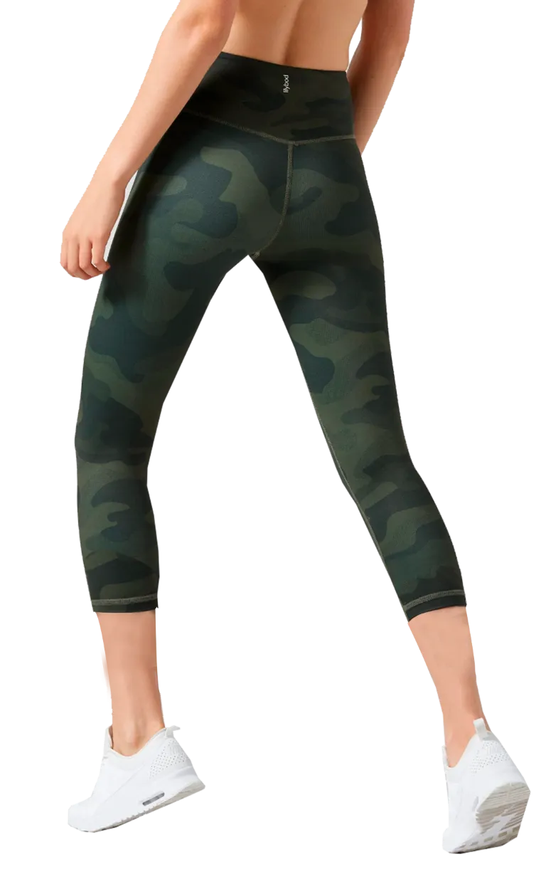 AQUA Leggings Capri Camo