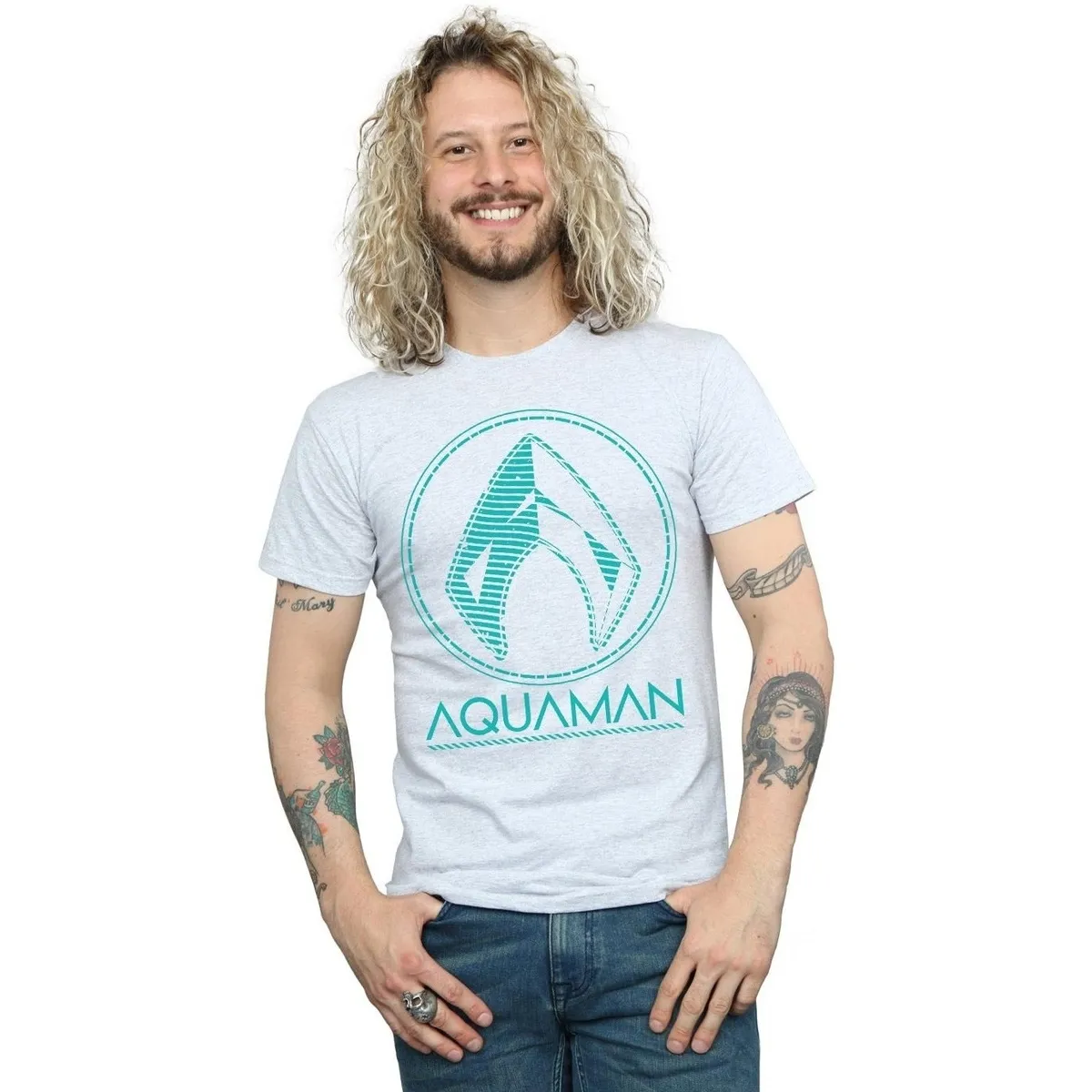 Aquaman Aqua Logo