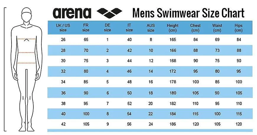 ARENA THREEFOLD JAMMERS  BLACK/ANGURIA  MENS
