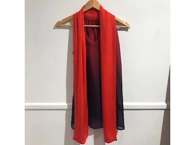 Autre Marque Camiseta OUD PARIS.Seda XS Internacional Roja 