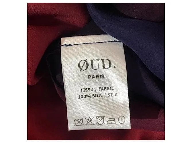 Autre Marque Camiseta OUD PARIS.Seda XS Internacional Roja 