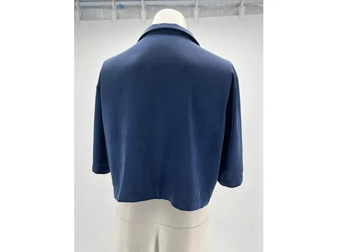 Autre Marque LUNYA Tops T.Seda XS Internacional Azul marino 