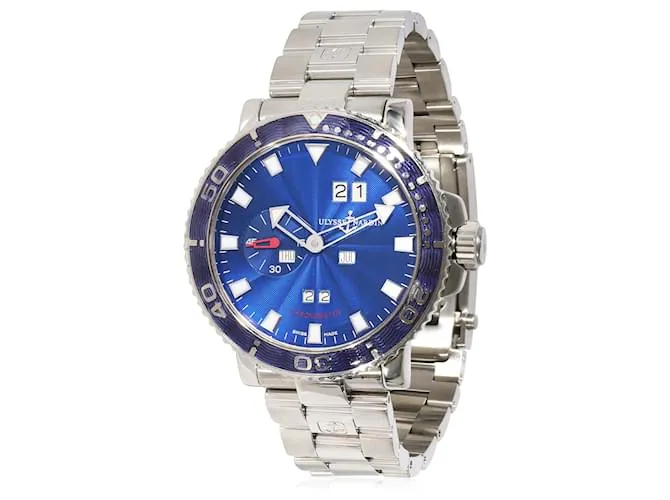 AUTRE MARQUE RELOJ PARA HOMBRE ULYSSE NARDIN MARINE AQUA PERPETUAL 33377 EN ACERO INOXIDABLE PLATA METáLICO 