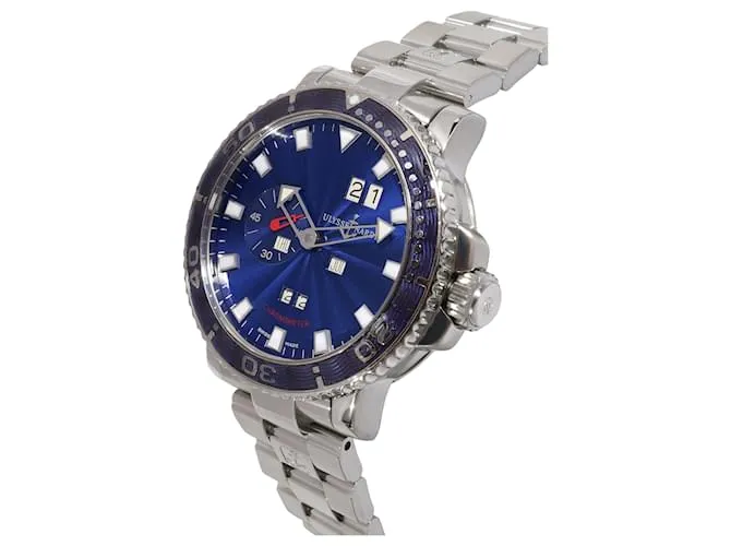 AUTRE MARQUE RELOJ PARA HOMBRE ULYSSE NARDIN MARINE AQUA PERPETUAL 33377 EN ACERO INOXIDABLE PLATA METáLICO 
