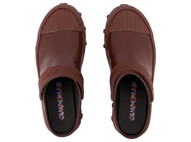 AUTRE MARQUE ZAPATILLAS TRAKTORI  CAMPER  CUERO  BURDEOS ROJA 