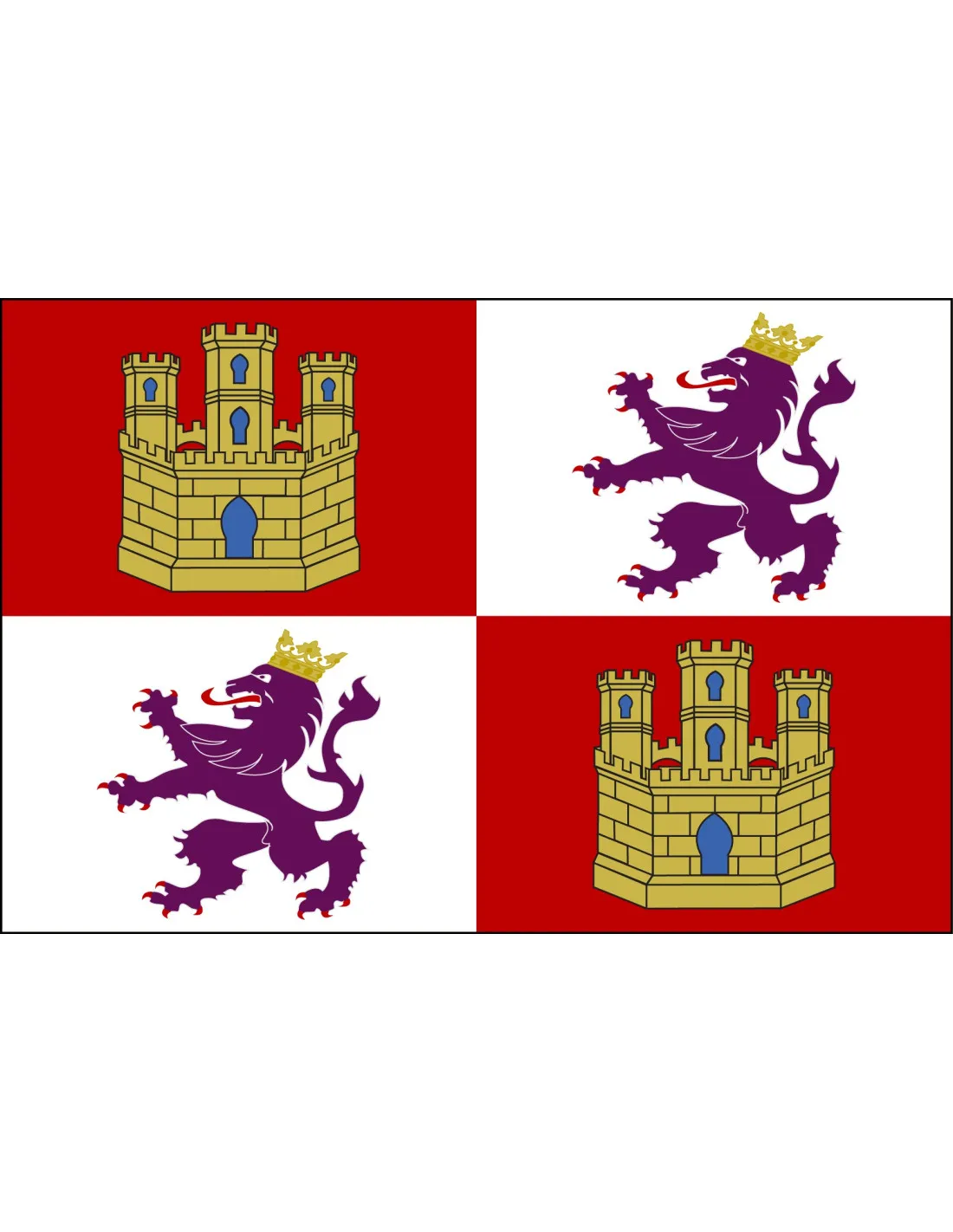 Bandera Castilla y León (para exteriores)