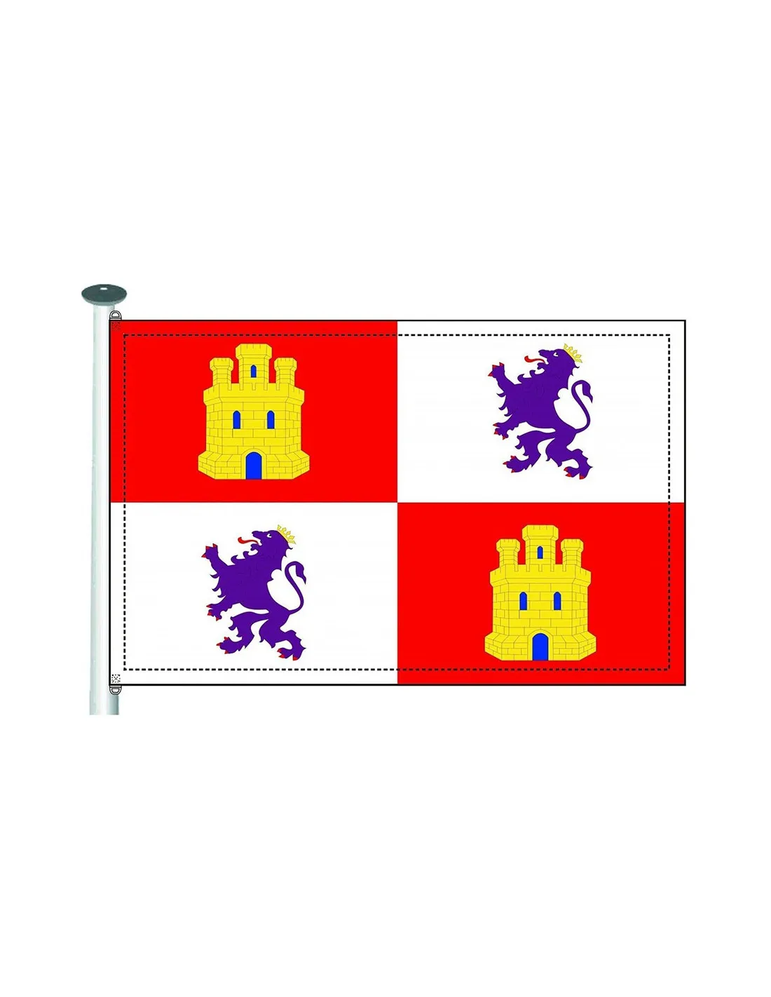 Bandera Castilla y León (para exteriores)