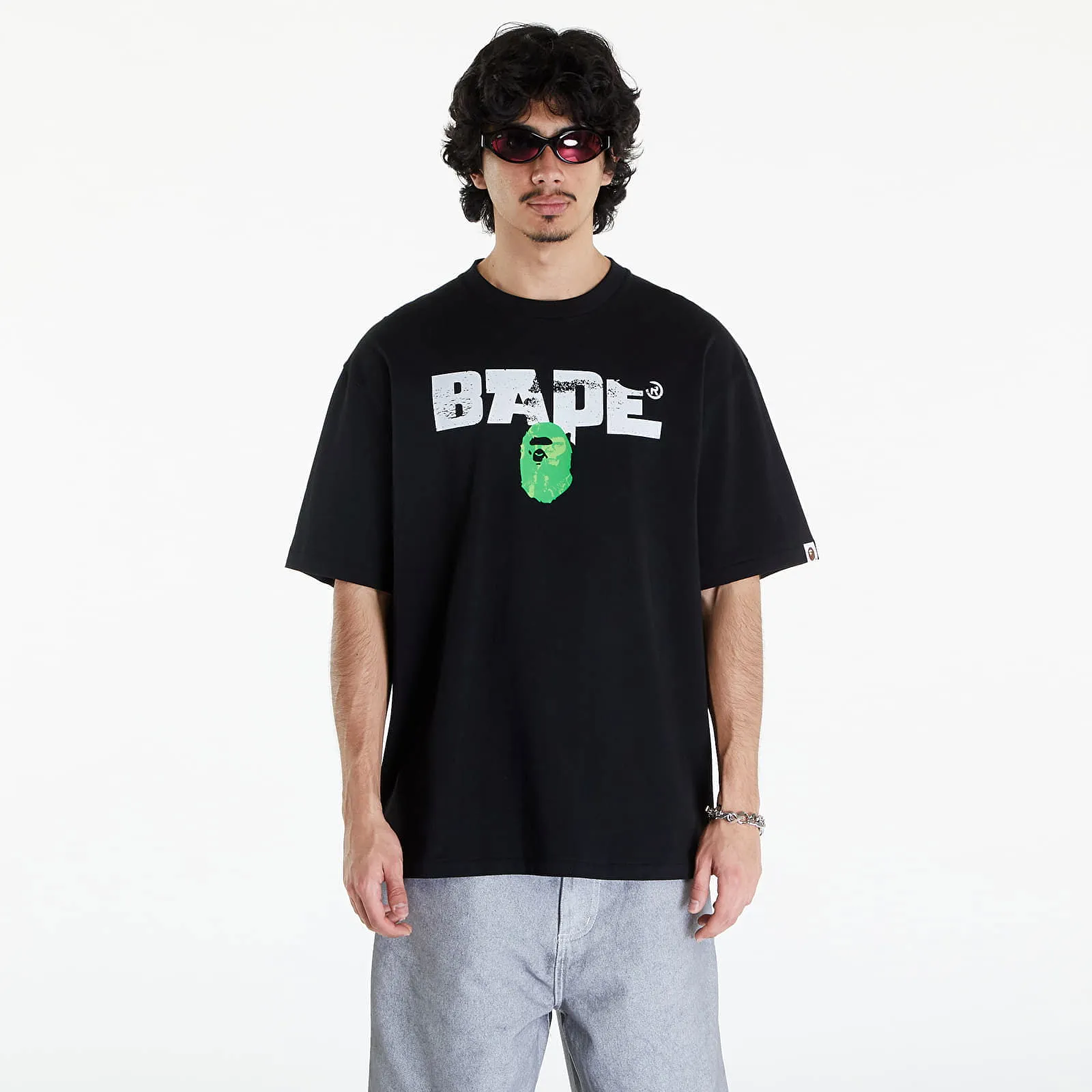 BAPE A BATHING APE Bape Army Relaxed Fit Tee Black