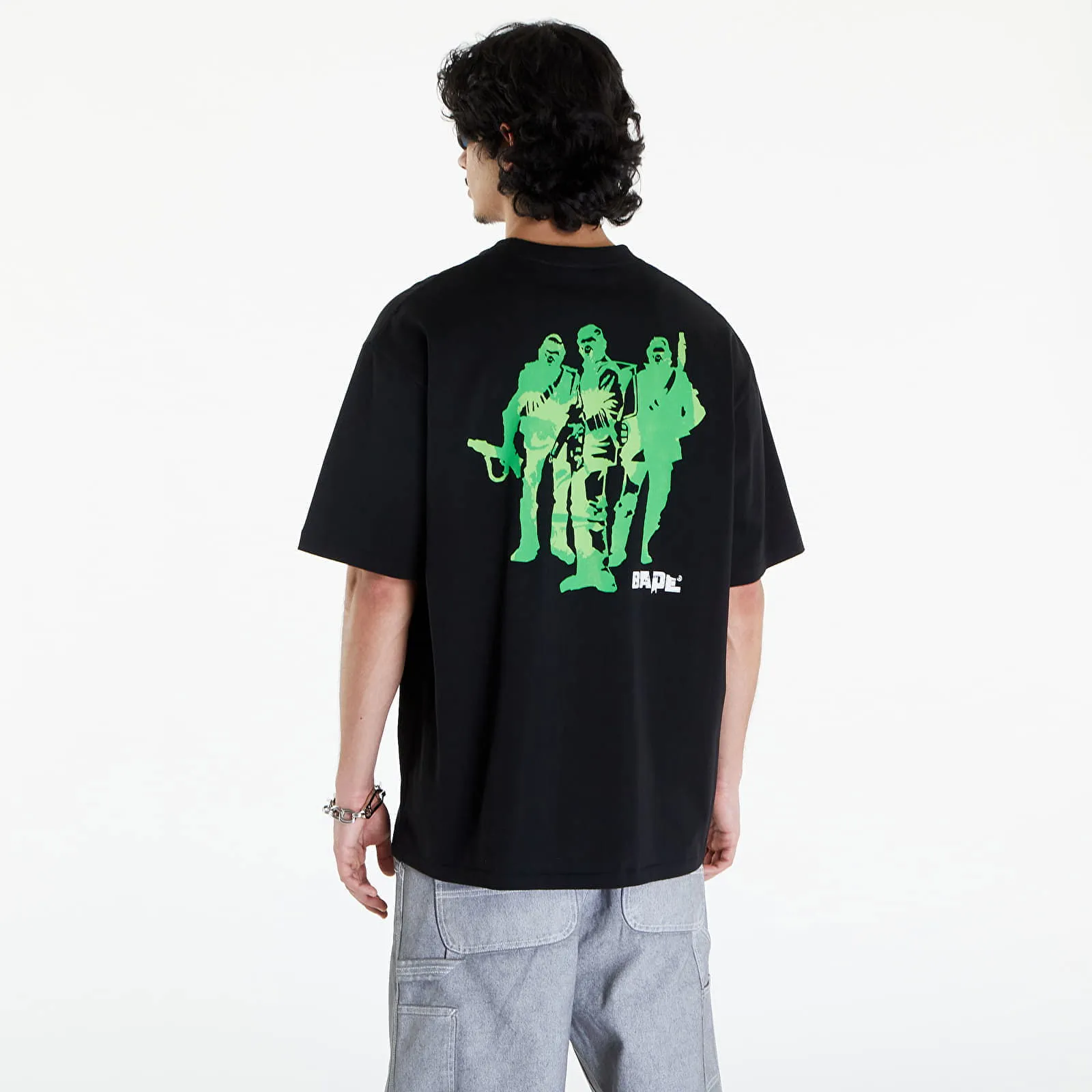 BAPE A BATHING APE Bape Army Relaxed Fit Tee Black