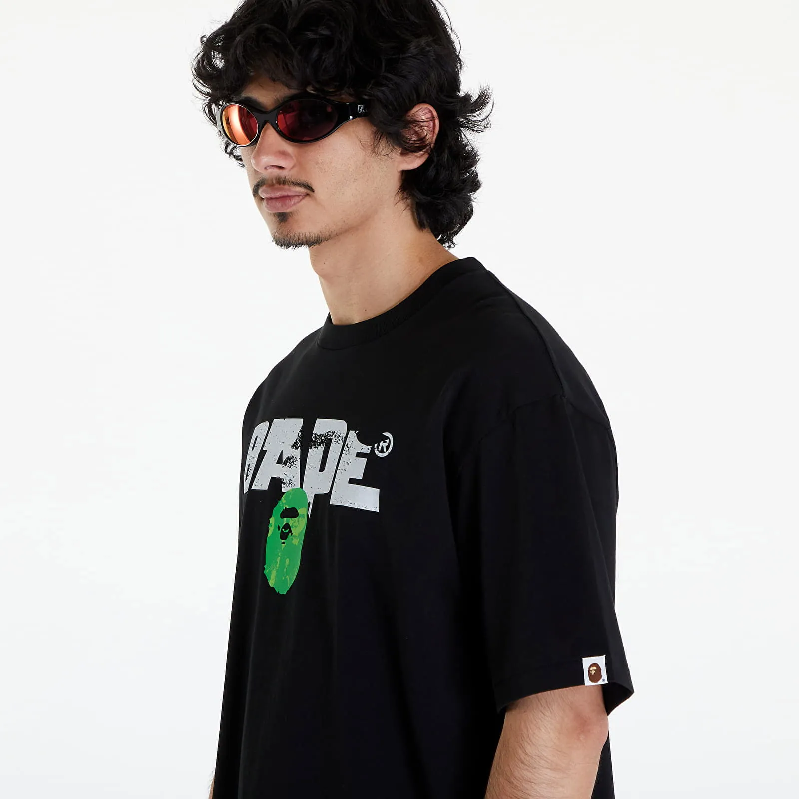 BAPE A BATHING APE Bape Army Relaxed Fit Tee Black