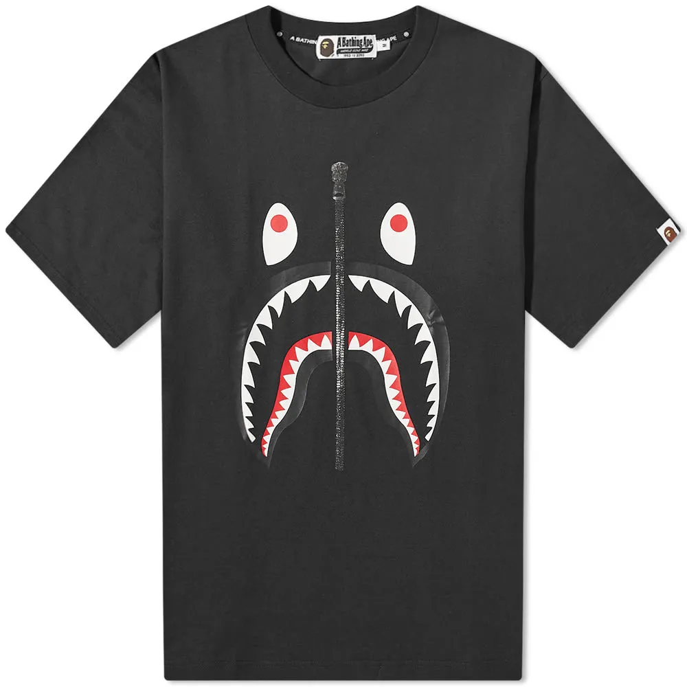 BAPE A Bathing Ape Shark Relaxed Fit Tee