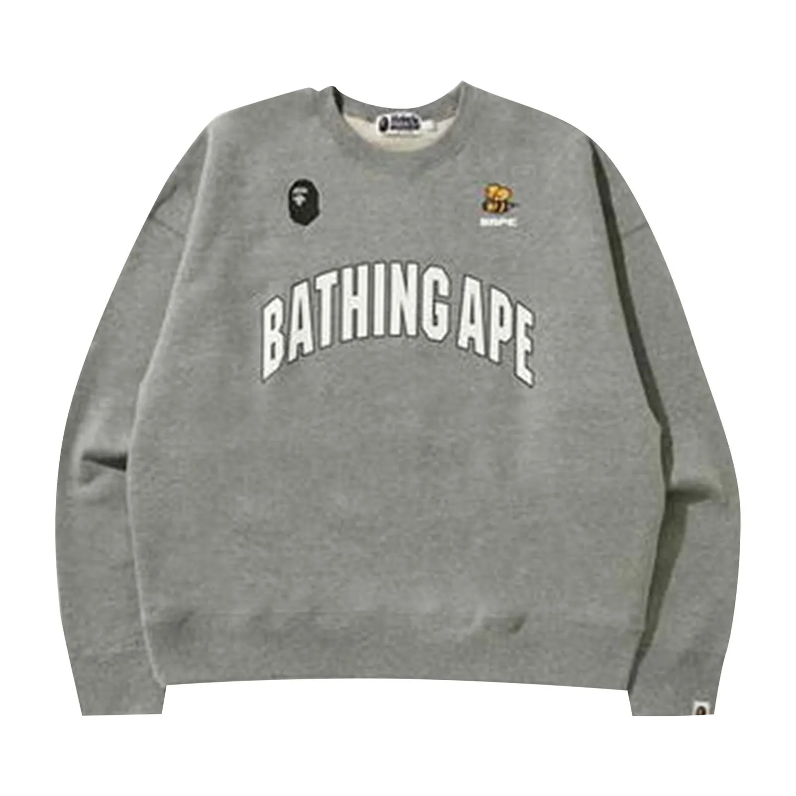 BAPE Busy Works Loose Fit College Crewneck