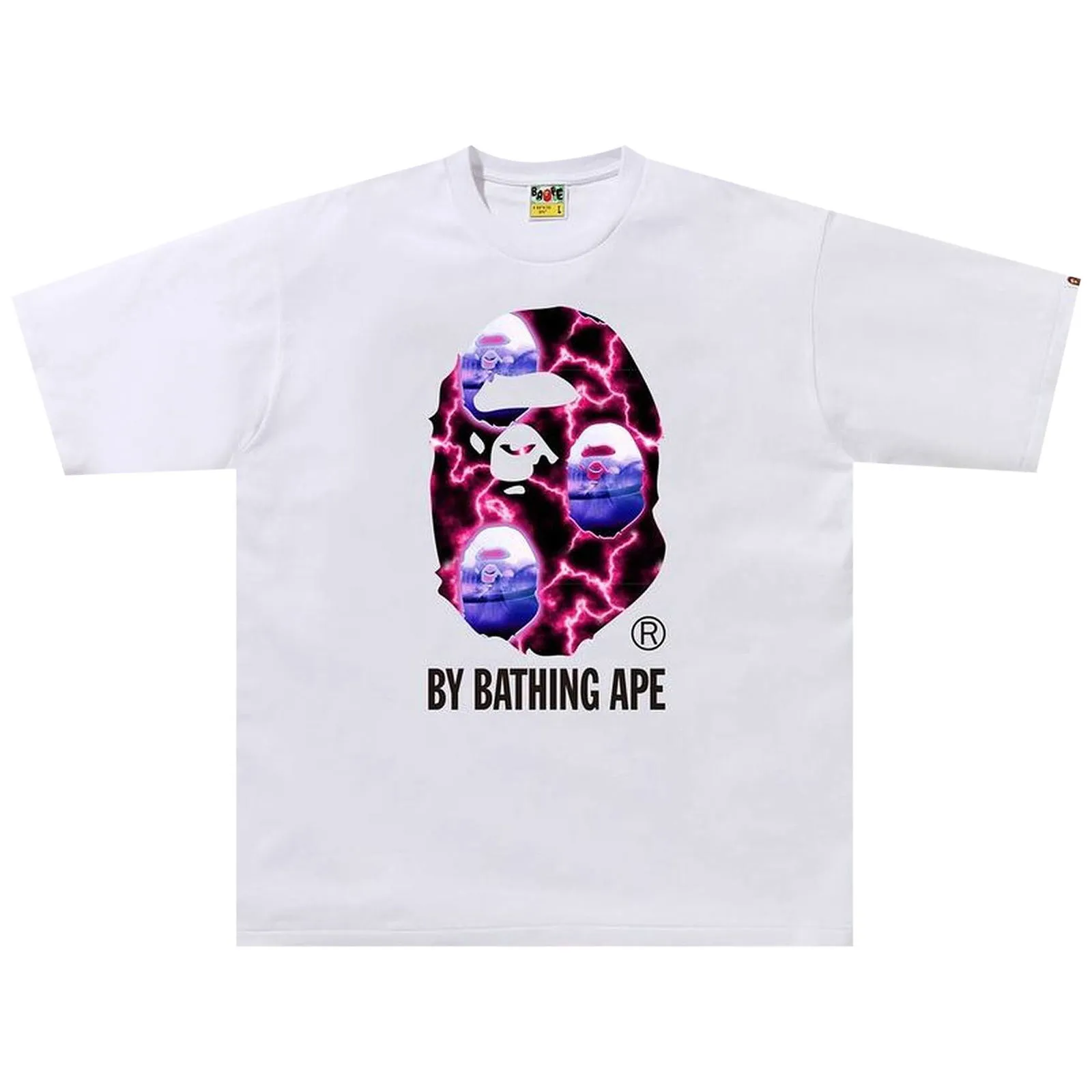 BAPE Lightning By Bathing Relaxed Fit Tee