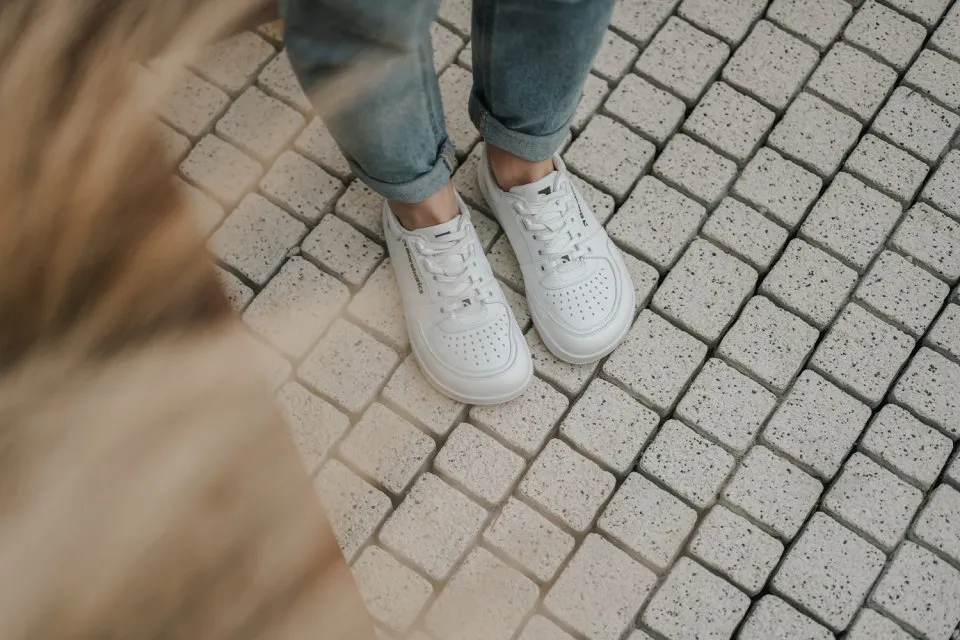 BAREFOOT SNEAKERS BAREBARICS WAVE  ALL WHITE