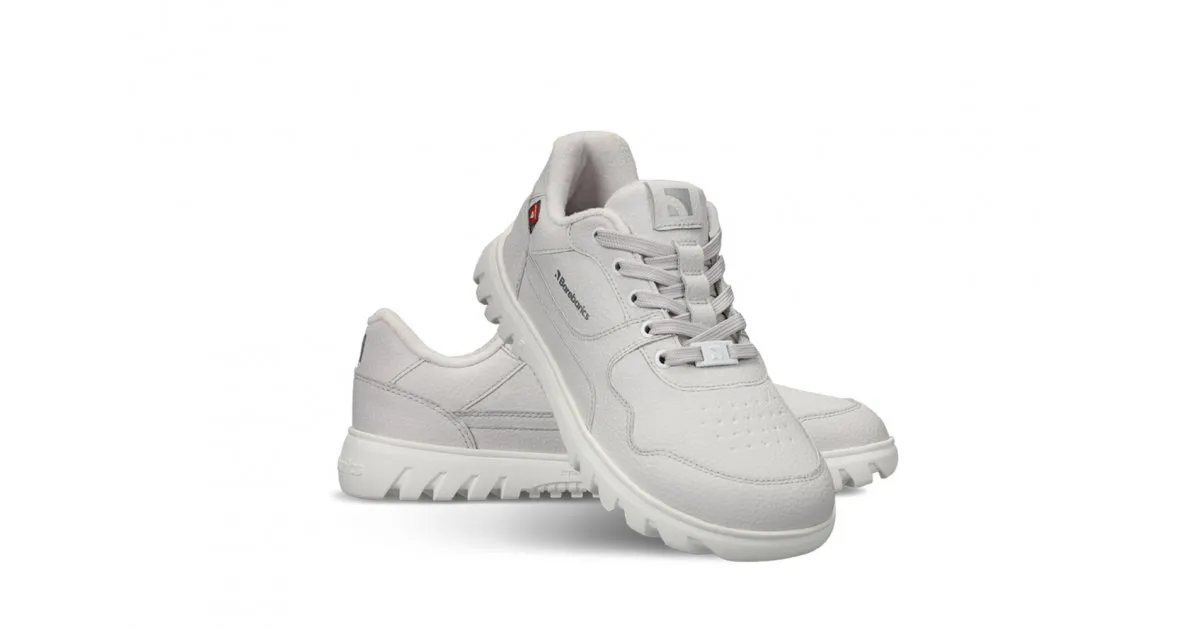 BAREFOOT SNEAKERS BAREBARICS ZING FROST  LIGHT GREY & WHITE