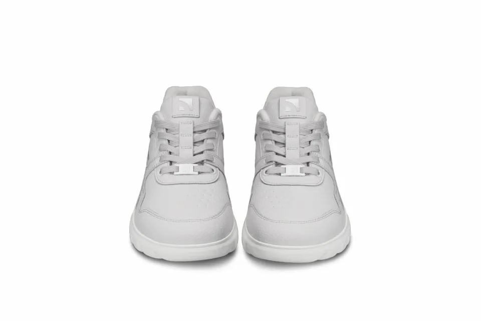 BAREFOOT SNEAKERS BAREBARICS ZING FROST  LIGHT GREY & WHITE