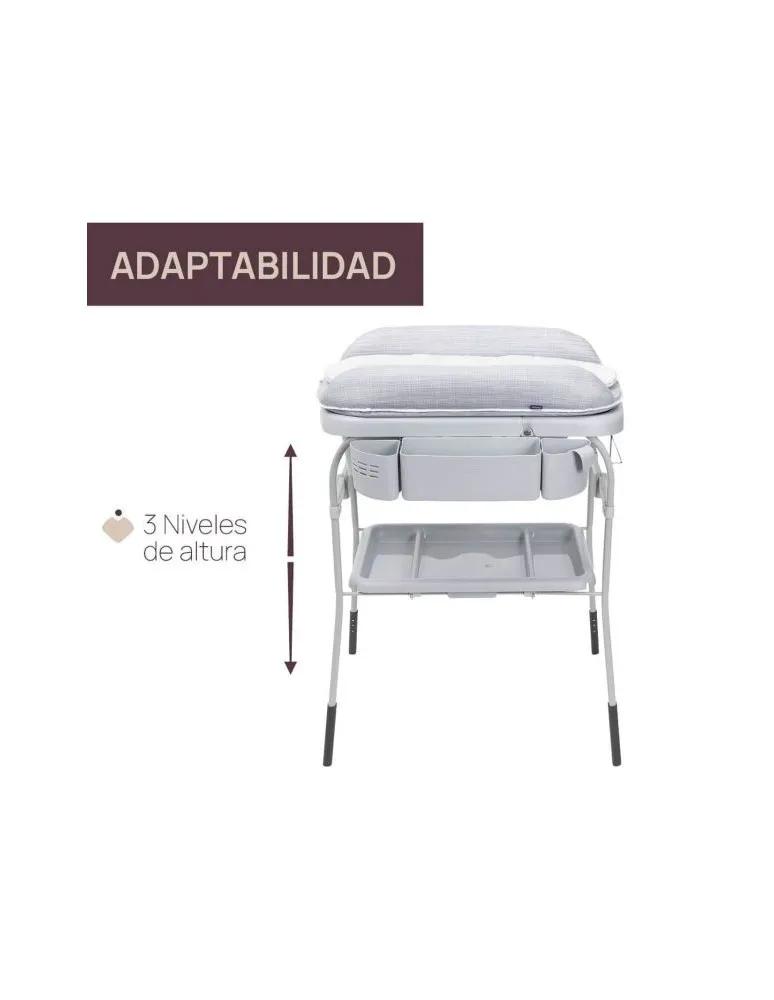 BAÑERA CUDDLE&BUBBLE GREY MELANGE CHICCO