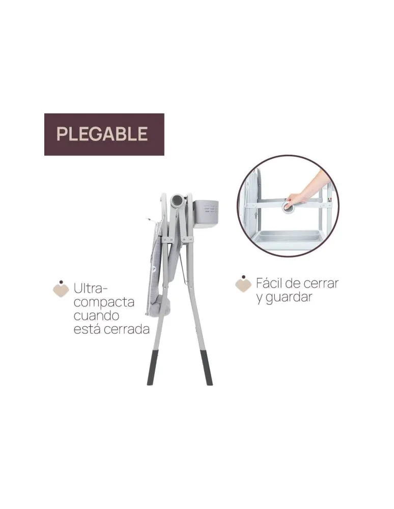BAÑERA CUDDLE&BUBBLE GREY MELANGE CHICCO