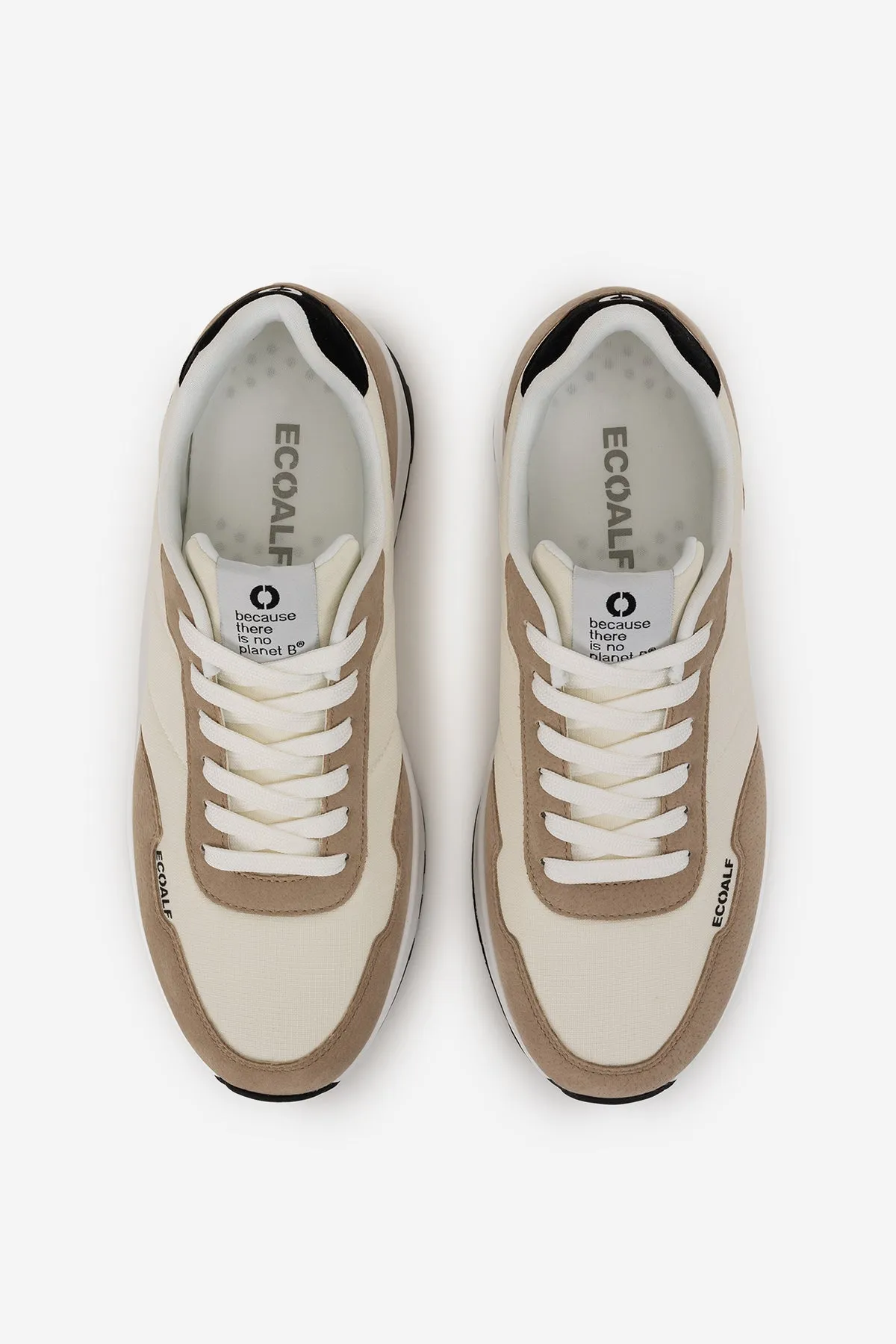 BEIGE SUACE TRAINERS