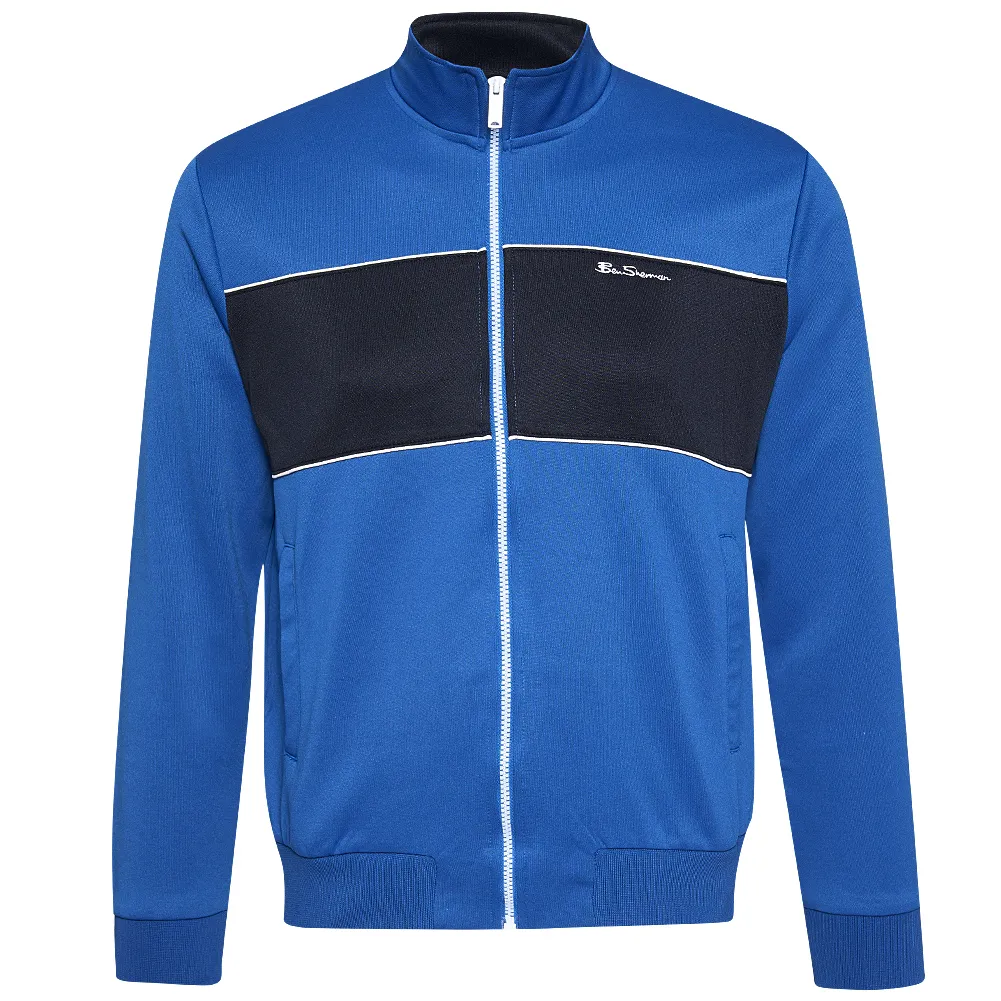 BEN SHERMAN CHEST PANEL TRACK RETRO HOMBRE CHAQUETA 0065217AZUL