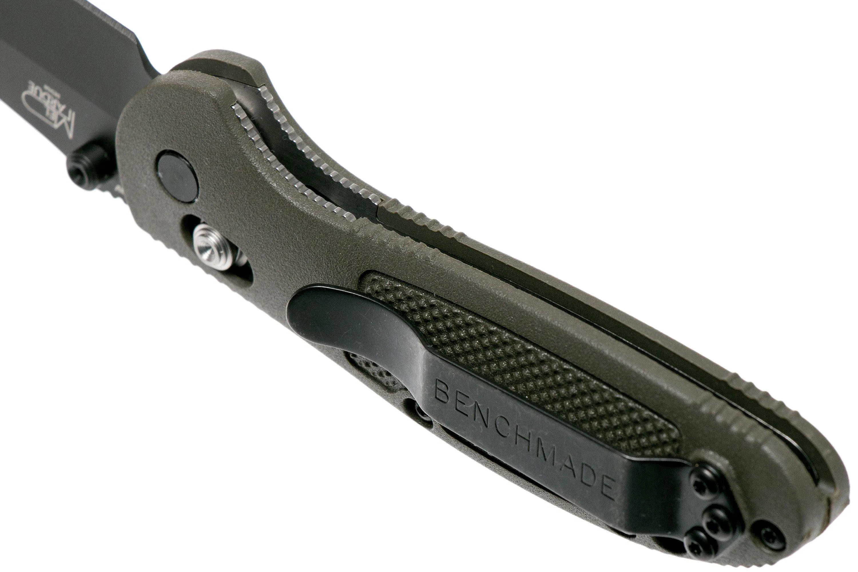 BENCHMADE MINIGRIPTILIAN 556BKODS30V NAVAJA, MEL PARDUE DESIGN