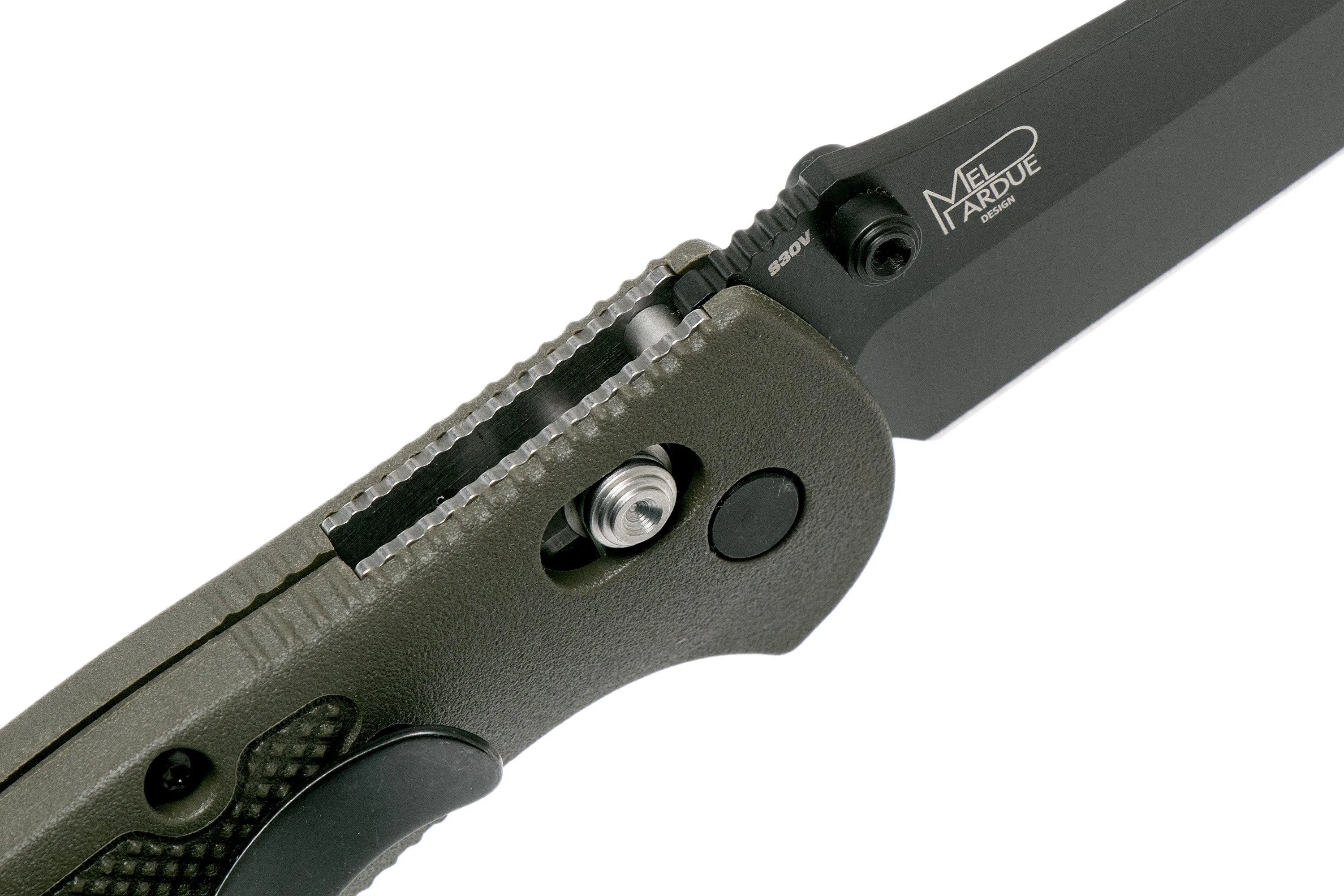 BENCHMADE MINIGRIPTILIAN 556BKODS30V NAVAJA, MEL PARDUE DESIGN