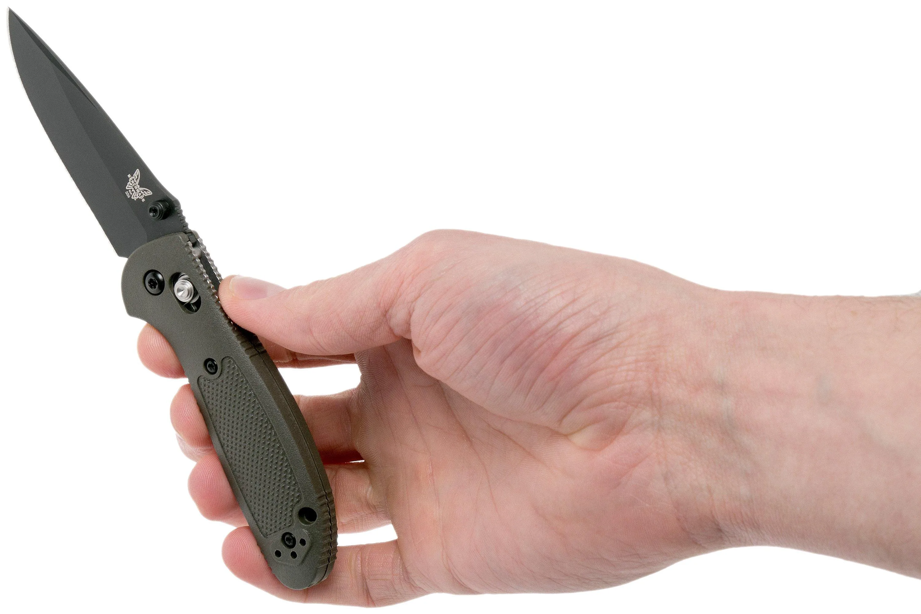 BENCHMADE MINIGRIPTILIAN 556BKODS30V NAVAJA, MEL PARDUE DESIGN