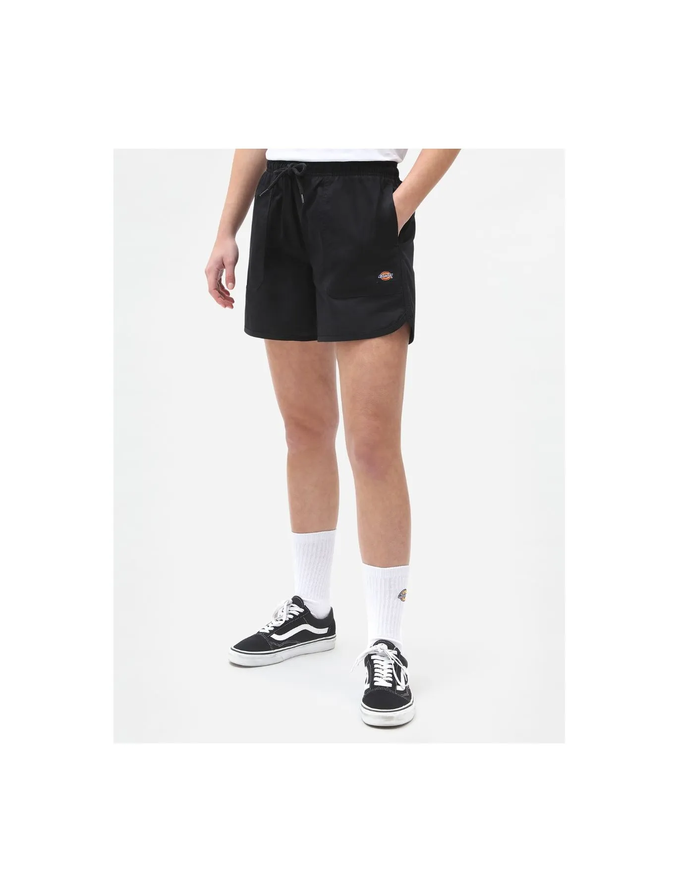 Bermuda corta DICKIES Short mujer casual y cómodos VICTORIA BLACK Ref. DK0A4XVCF Negro